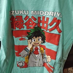 My Hero Academia Izuku Midoriya T-Shirt Size Large